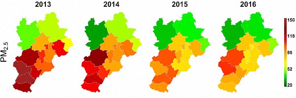 4400萬條氣象數(shù)據(jù)背后的京津冀近4年空氣質(zhì)量變化 