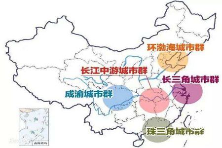 中國主要城市半年經(jīng)濟(jì)指標(biāo)公布 五大城市群影響力凸顯