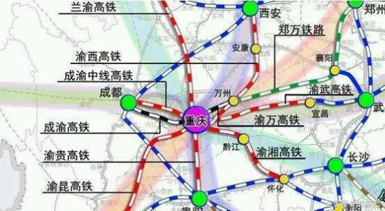 定了！成渝中線高鐵重慶段將途徑大足、銅梁、璧山