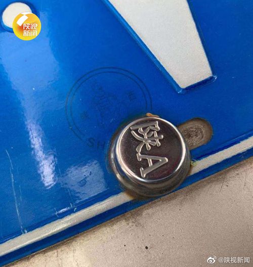 陜西車牌上有兵馬俑logo