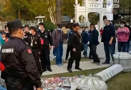 鎮(zhèn)江女游客被南京棲霞山石柱砸成骨折！景區(qū)：建議走法律途徑