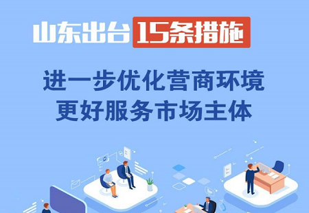 政能量丨15條措施進一步優(yōu)化營商環(huán)境，山東這波操作用心了