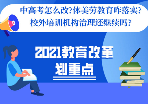 中高考、體美勞、校外培訓……2021年這些都要改革！