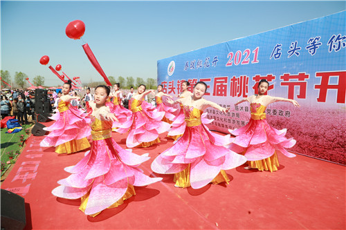 臨沭縣店頭鎮(zhèn)第三屆桃花節(jié)開幕