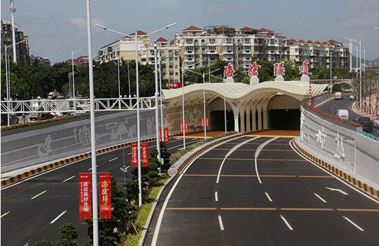 中國大陸第三條公路海底隧道試通車