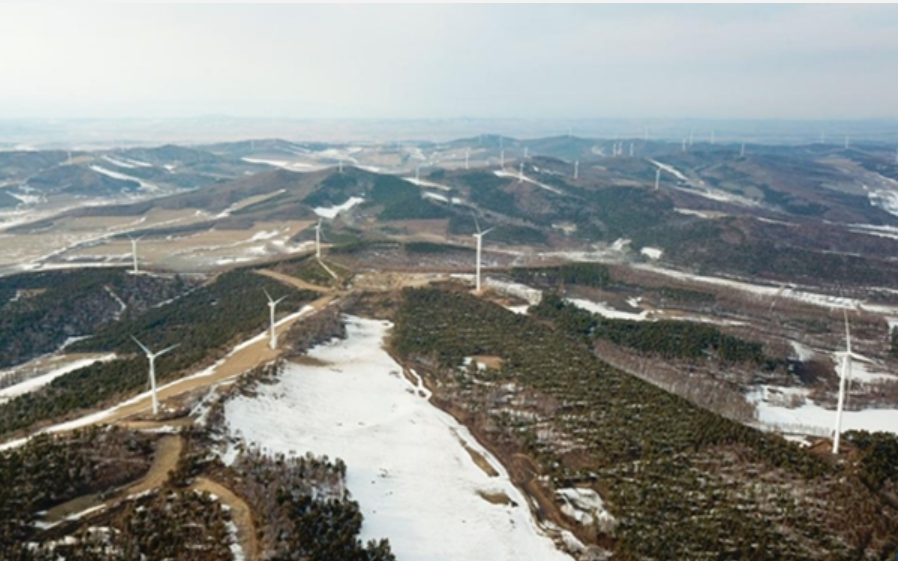 中國華電依蘭雞冠山風(fēng)電場全面投運