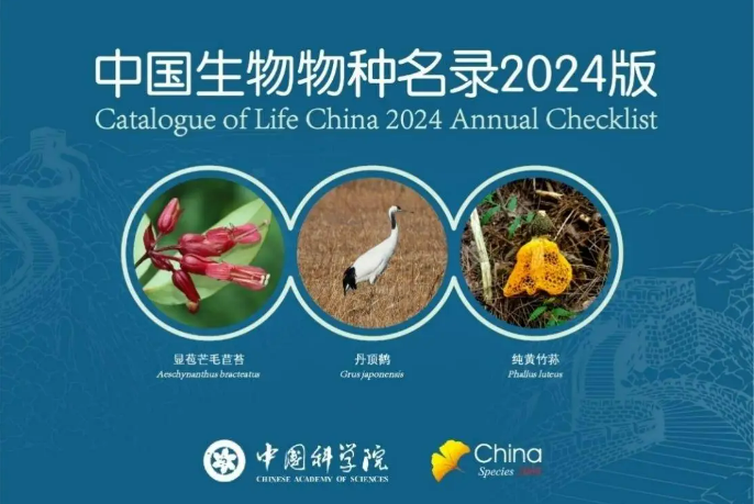 《中國(guó)生物物種名錄》2024版共收錄物種及種下單元155364個(gè)